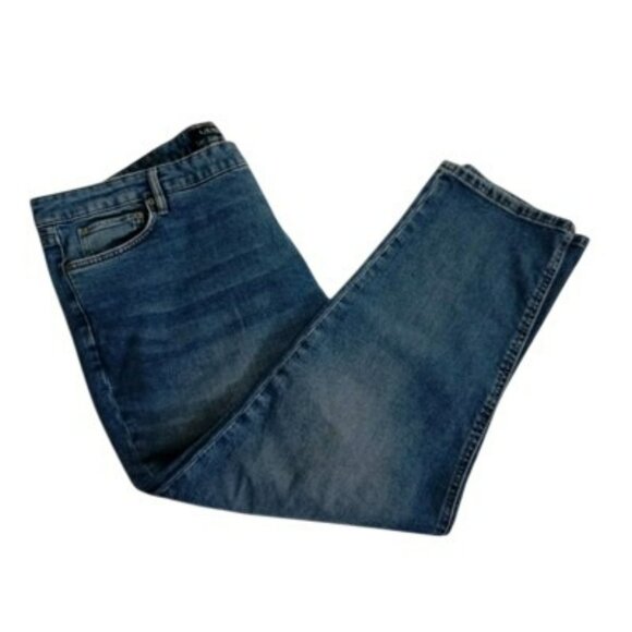 Lauren Ralph Lauren Denim Jeans Womens Plus Size 20W Straight Leg Blue - Picture 2 of 11